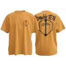DOUBLE TEN ANKER BASESHIRT  POWDERBLUE BLACK ORANGE